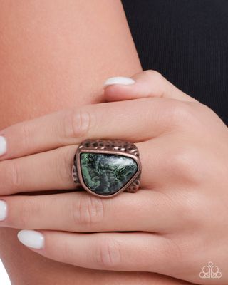 Abstract Accent - Copper Ring