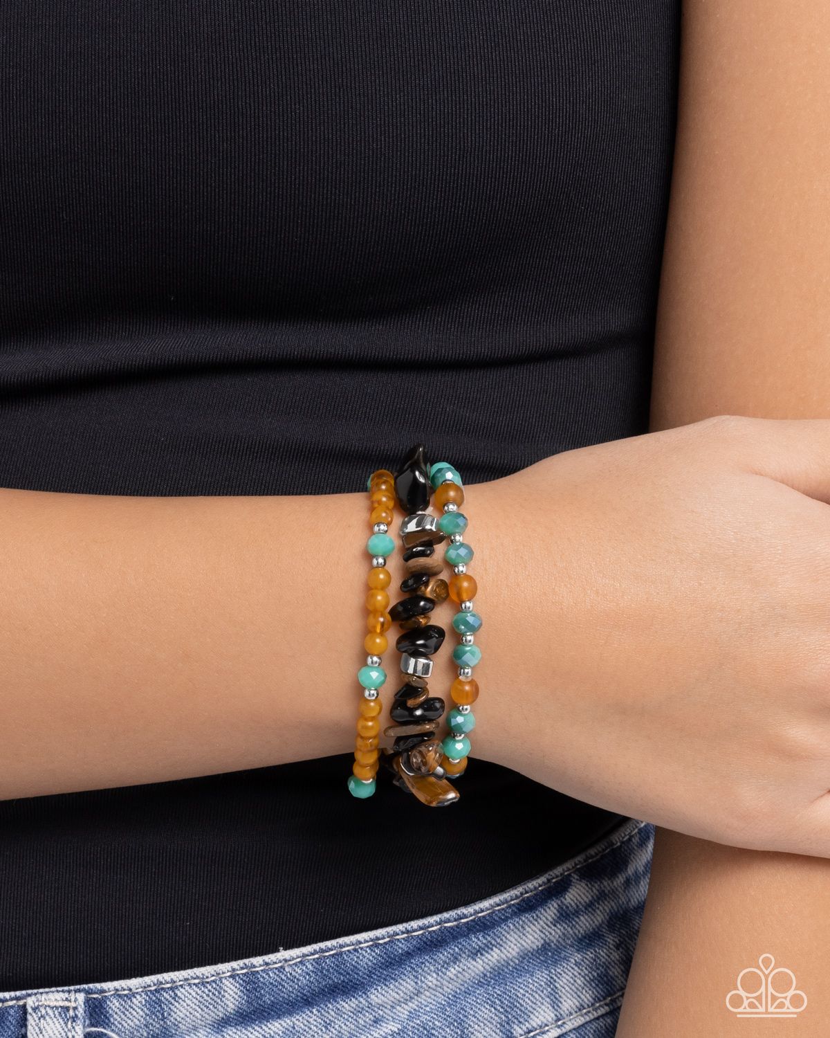 Santa Fe Stacks - Black Bracelet