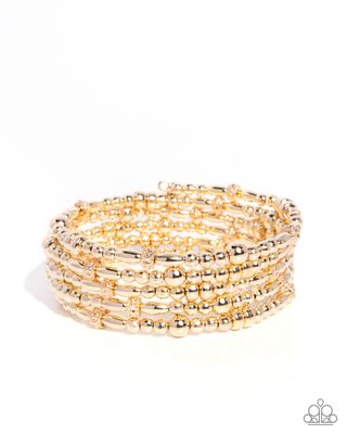 Boisterous Beads - Gold Bracelet