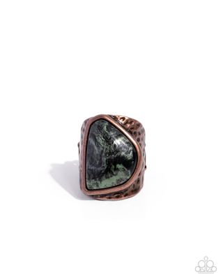 Abstract Accent - Copper Ring