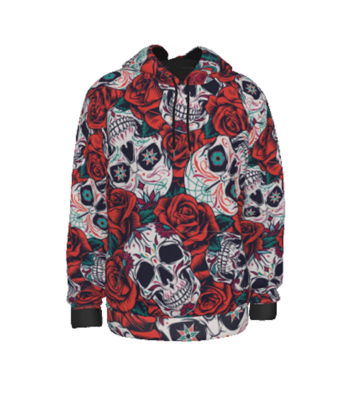 Skulls &amp; Roses Hoodie