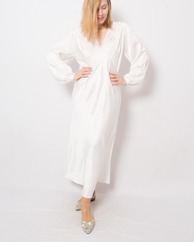 20s Inspired Long Bias Nightgown