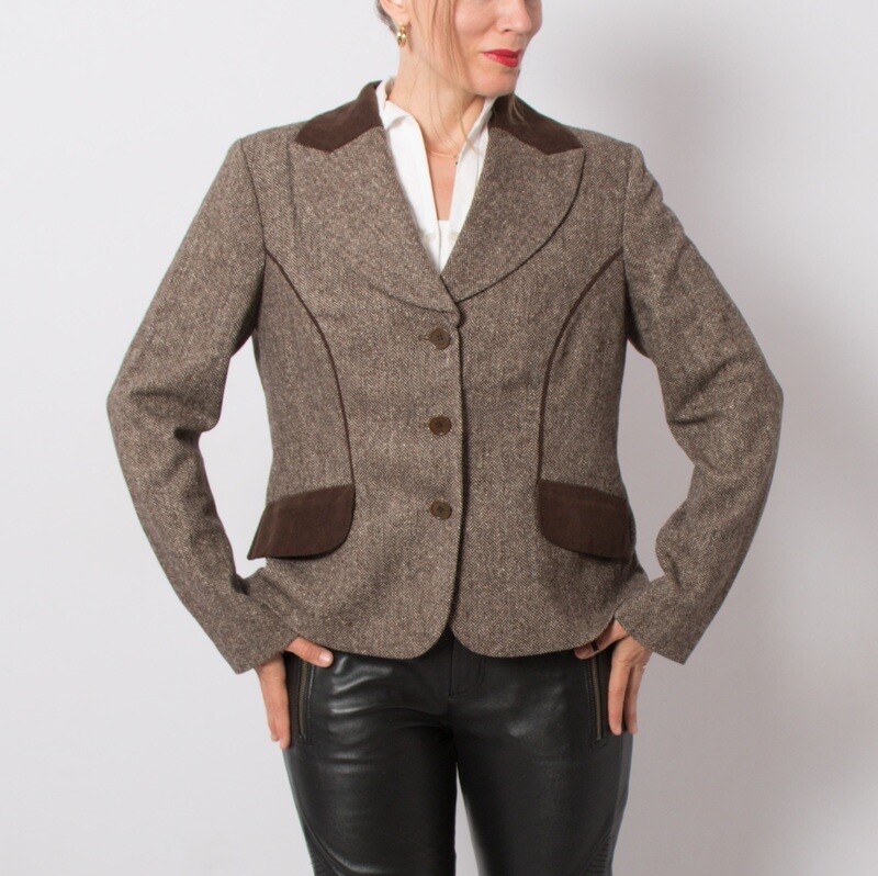 LUISA SPAGNOLI Vintage Tweed Blazer