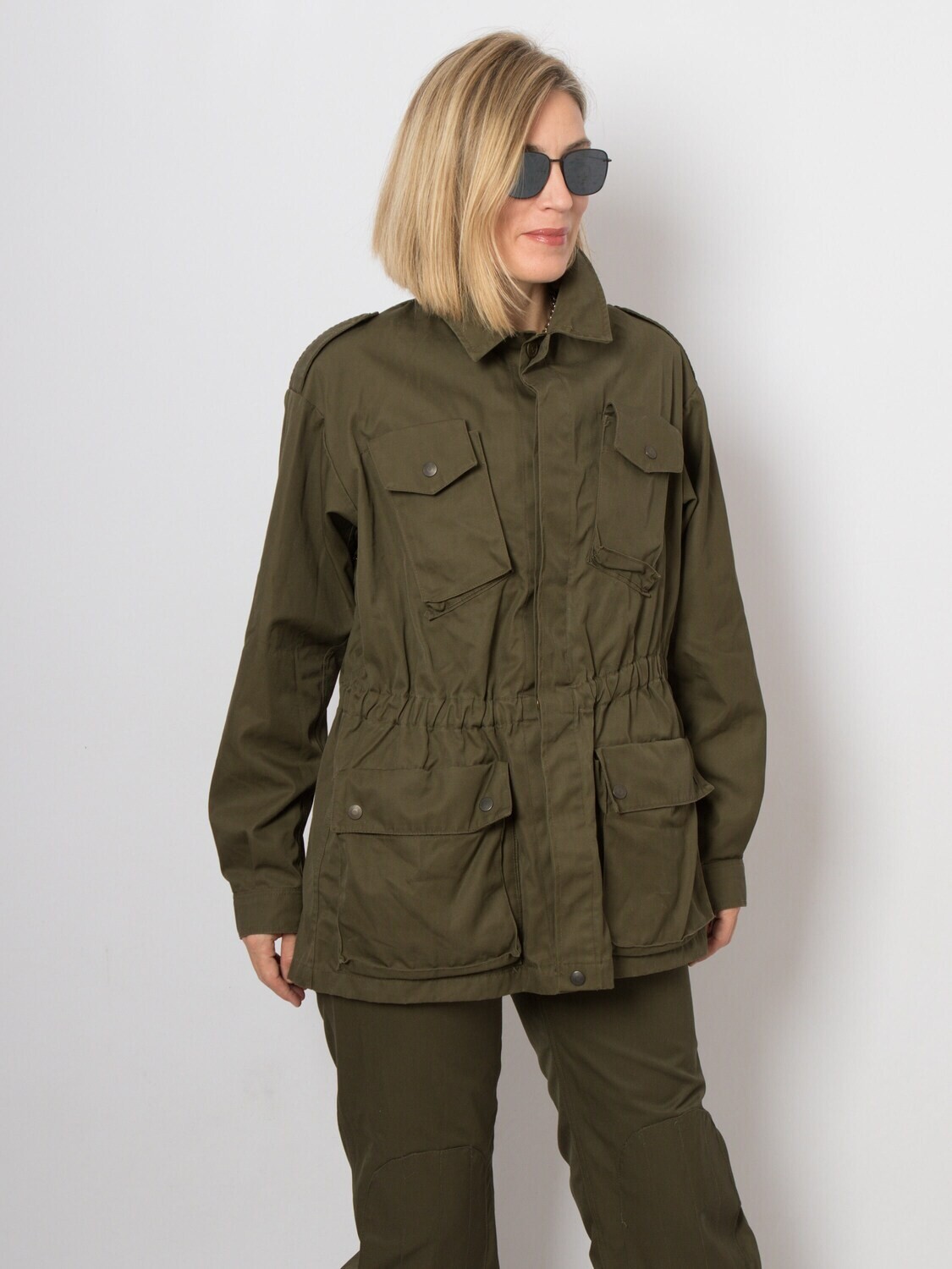 Khaki Green Military Jacket