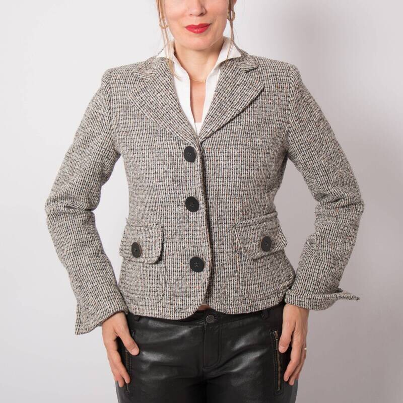 Max Co Fitted Wool Jacket