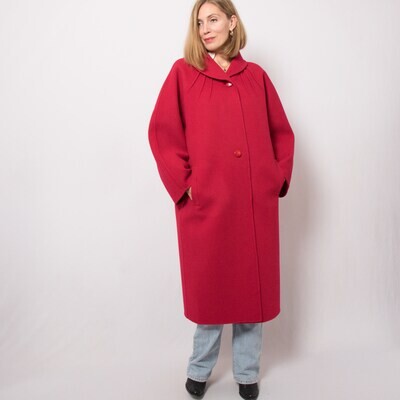 Vintage Long Felted Coat