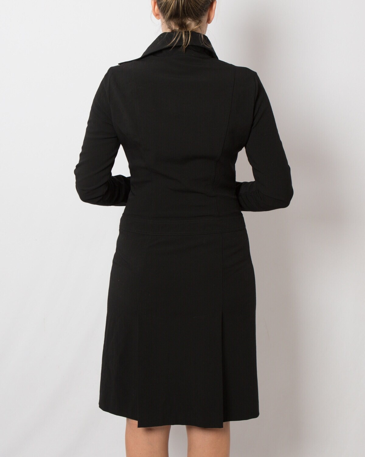 PATRIZIA PEPE Black Wool Dress