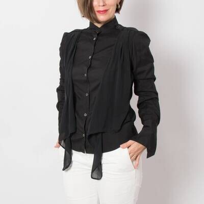 RICHMOND Black Blouse Cotton