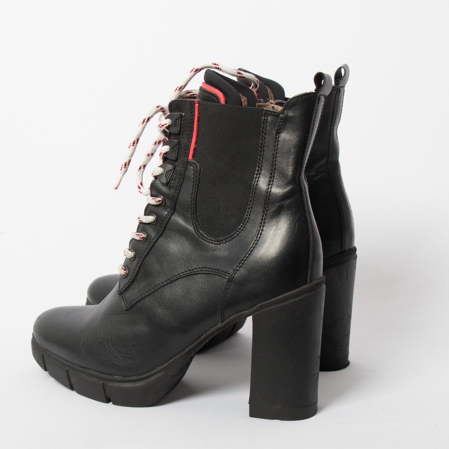 NERO GIARDINI Black Goth Ankle Boots