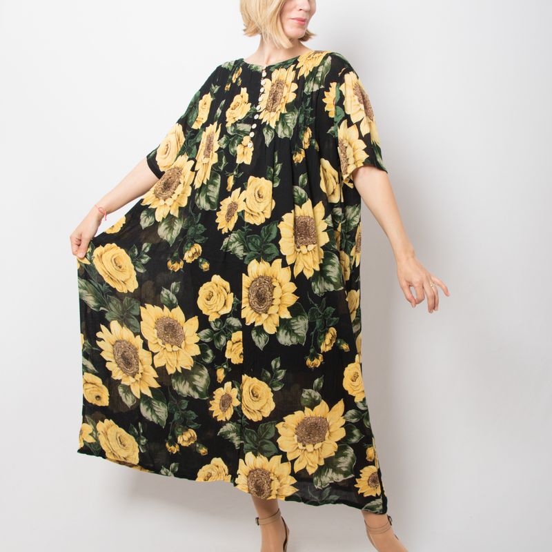 MARILA Maxi Sunflower Dress
