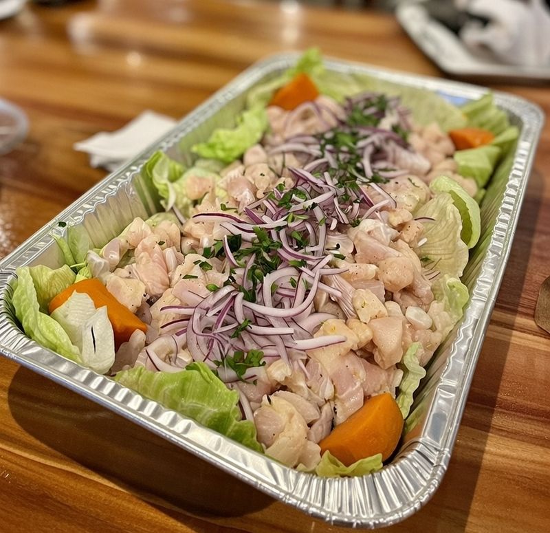 Tray of Ceviche De Pescado 06 People