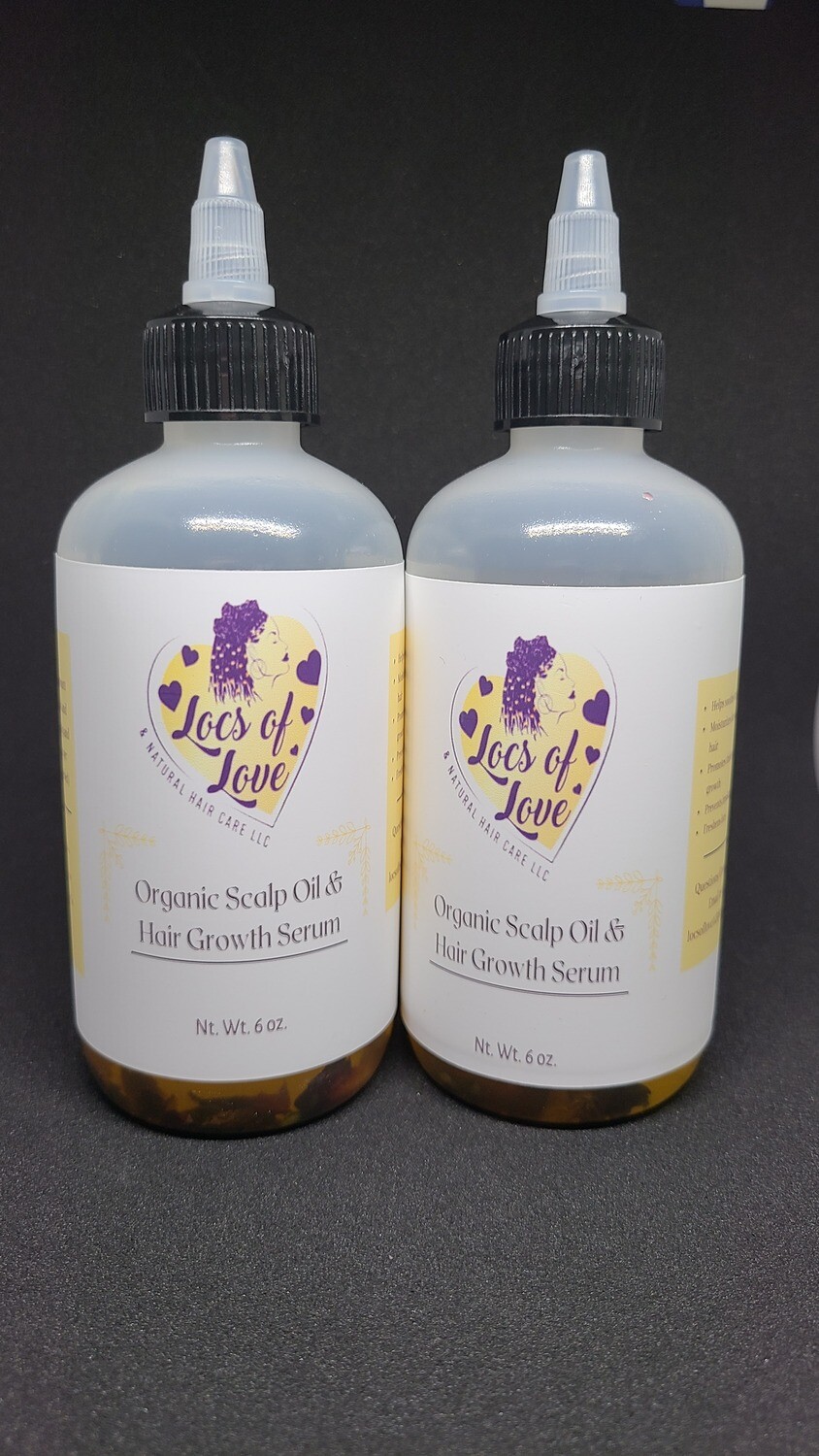 Twin Pack- Organic Scalp Oil &amp; Hair Growth Serum - large