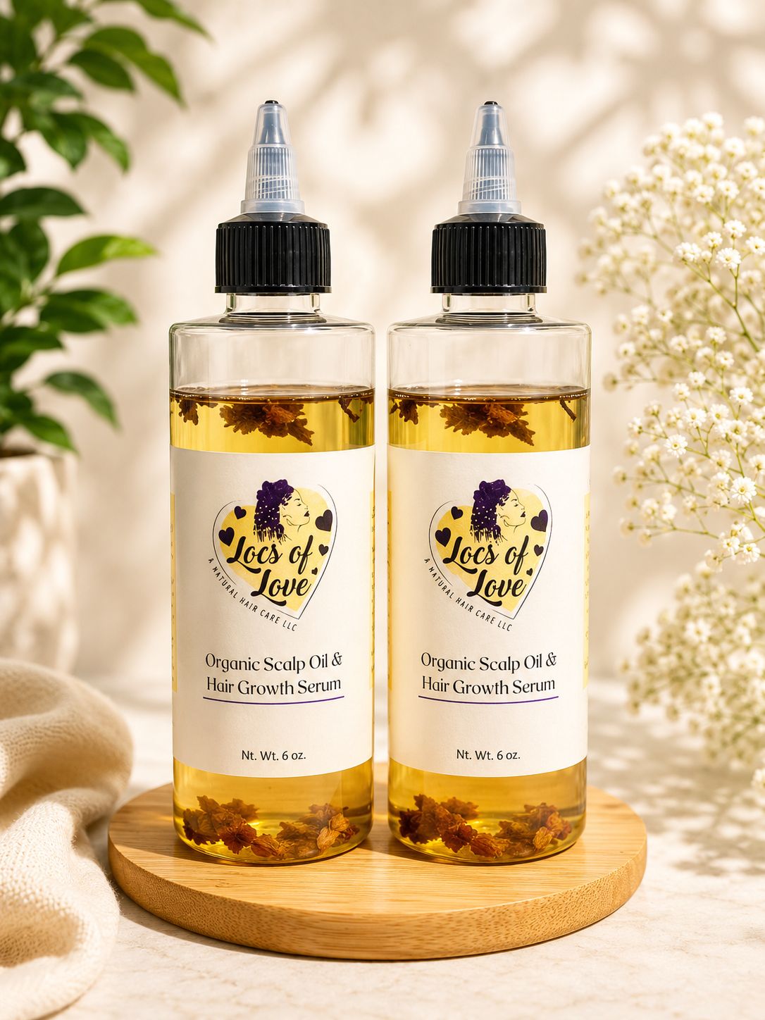 Twin Pack- Organic Scalp Oil &amp; Hair Growth Serum - large