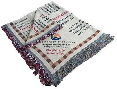 Light Gray Prayer Blanket - Hope and Healing