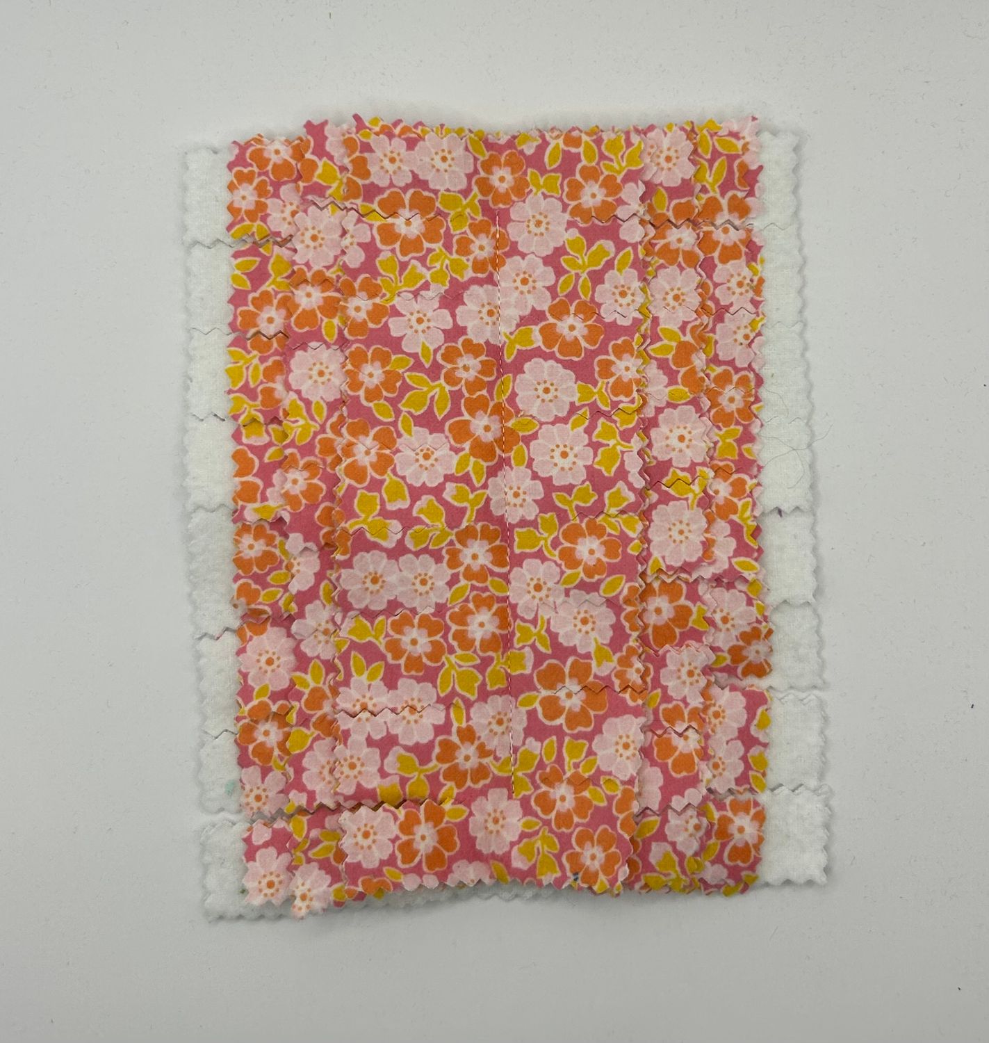 Dusters - Orange Flowers (Set of 2)