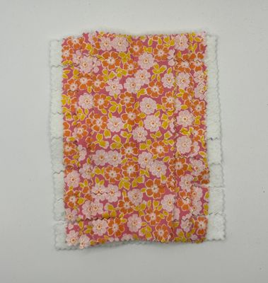 Dusters - Orange Flowers (Set of 2)