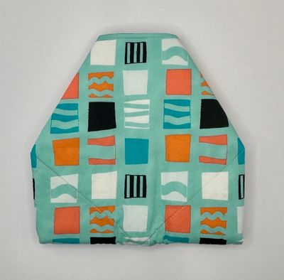 Casserole Cozie - 8x8 or 9x9 dish - Orange Blue Geo
