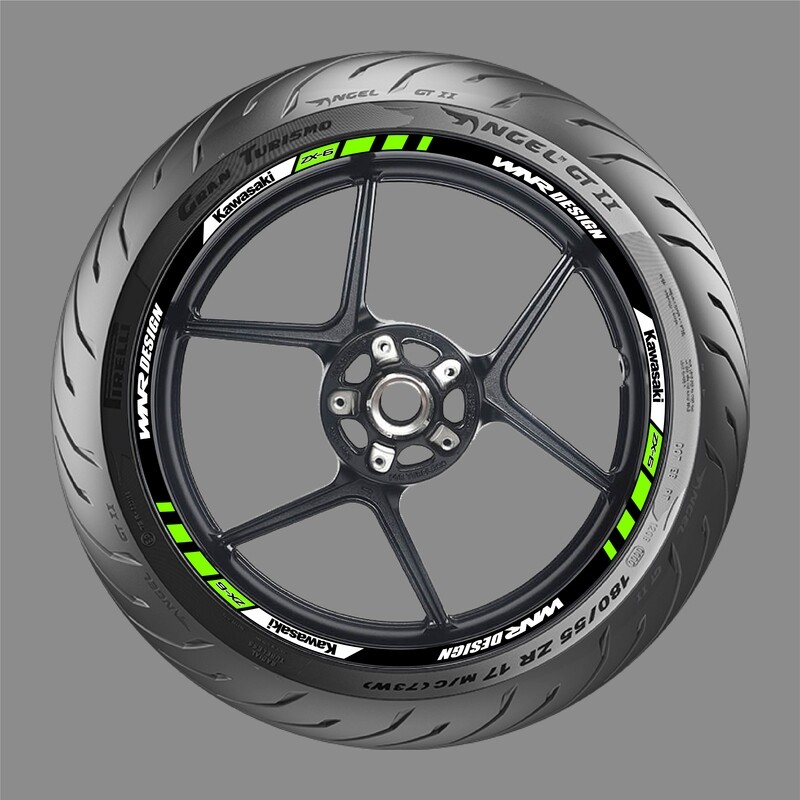 Kawasaki ZX6R Wheel Graphics