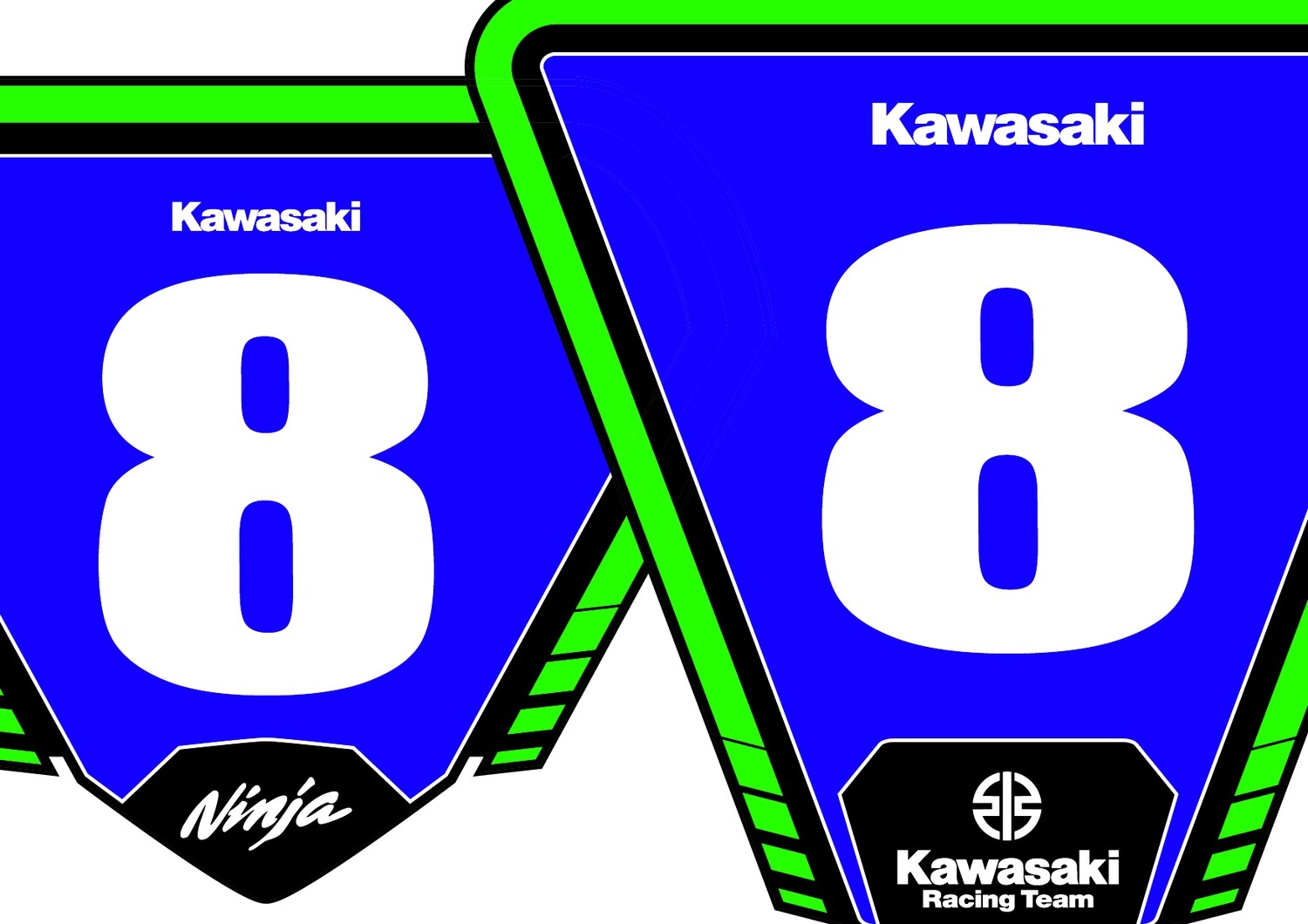 Kawasaki Ninja 400 2018 - 2022 Number plate kit