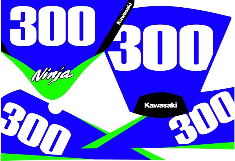 Kawasaki Ninja 300 Number plate kit