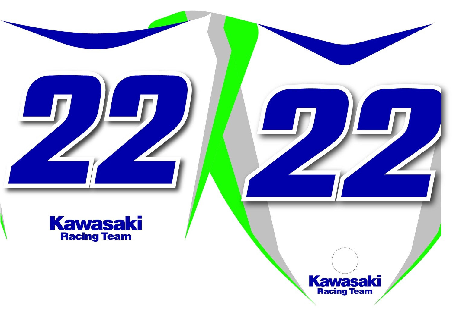 Kawasaki Ninja ZX6 Number plate kit