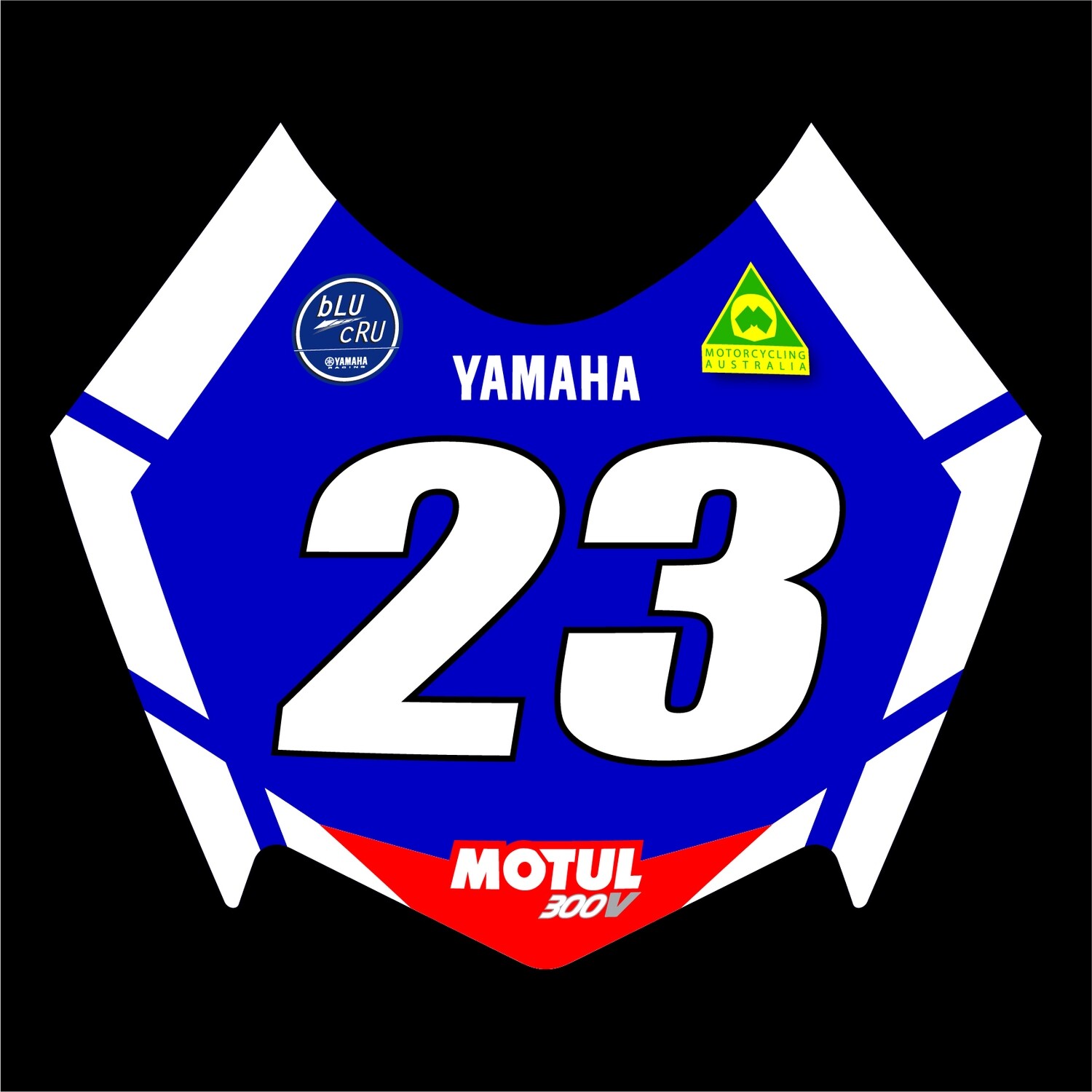 Yamaha R3 2019 - 2023 Racing Number Plate Kits