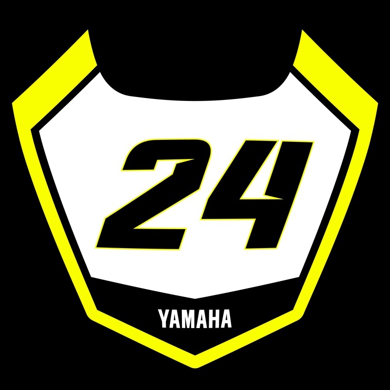 Yamaha R1 2020 - 2023 Racing Number Plate Kits 24YB