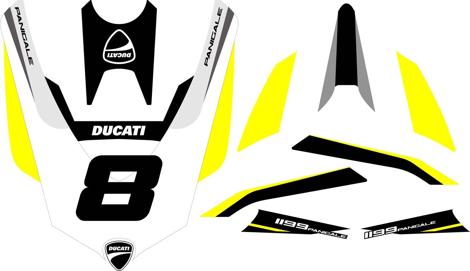 Ducati 1199 Custom Decals