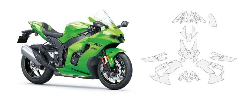 2020-2025 Kawasaki ZX10R &amp; RR Paint Protection Kit