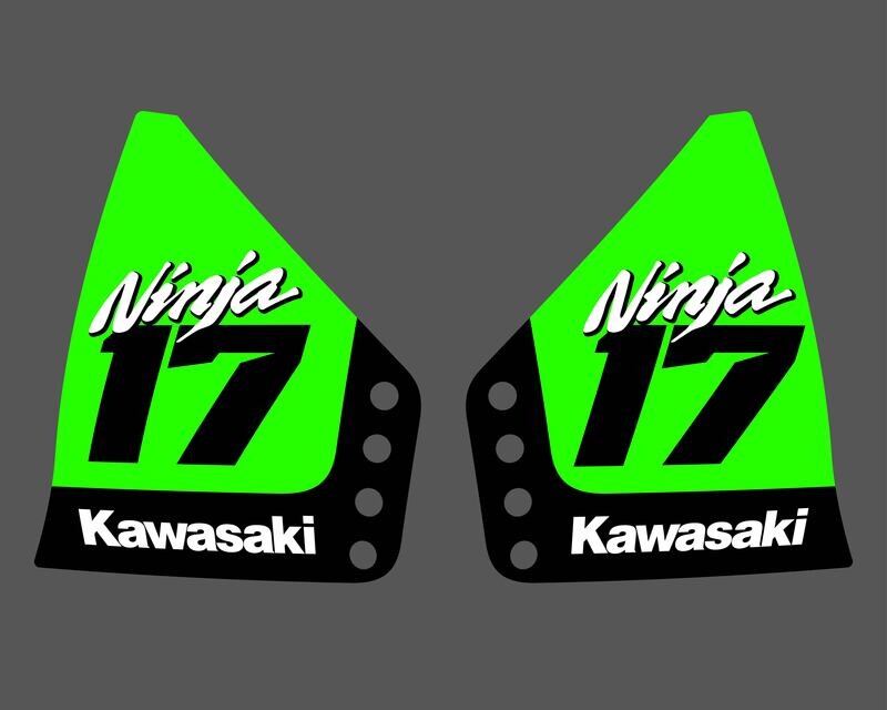 Kawasaki Paddock Stand Logo Panels