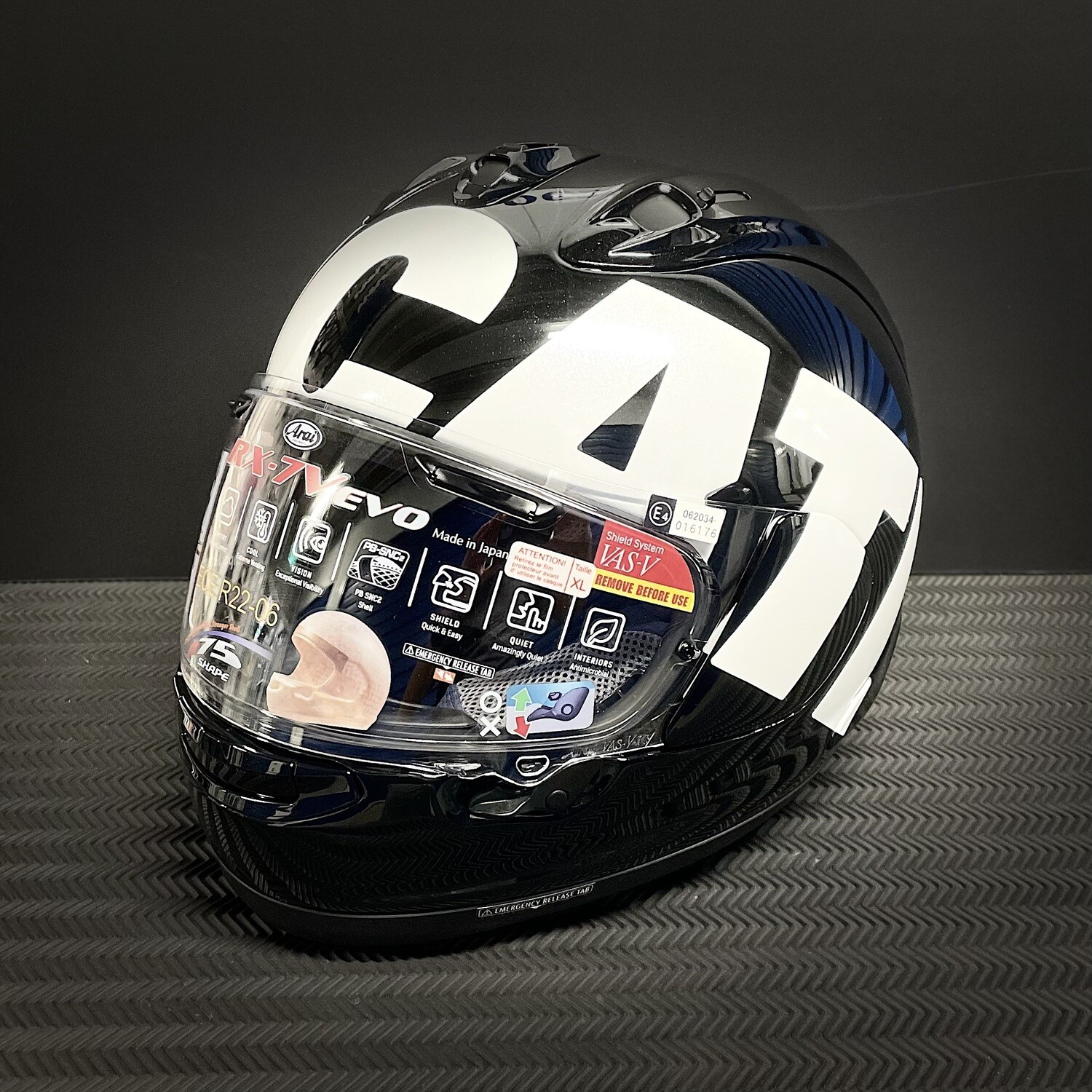 Arai RX7 Personalised Ducati Graphics