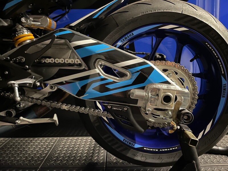 2015 - 2023 Yamaha R1 Swing Arm decals