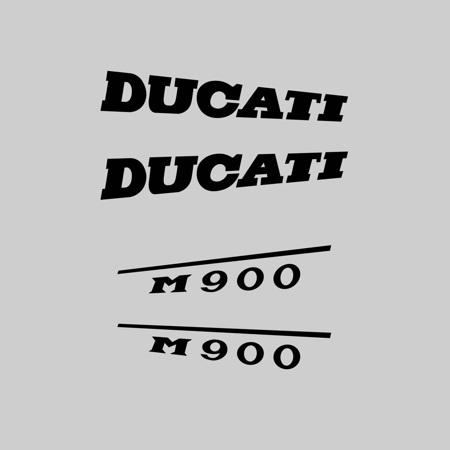 Ducati M900 Decals