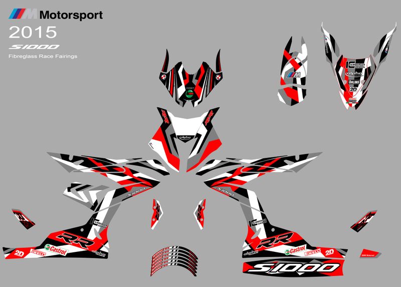 2015 BMW S1000 Graphics Kit RWG