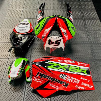 2016 Kawasaki ZX6R Graphics Kit RR