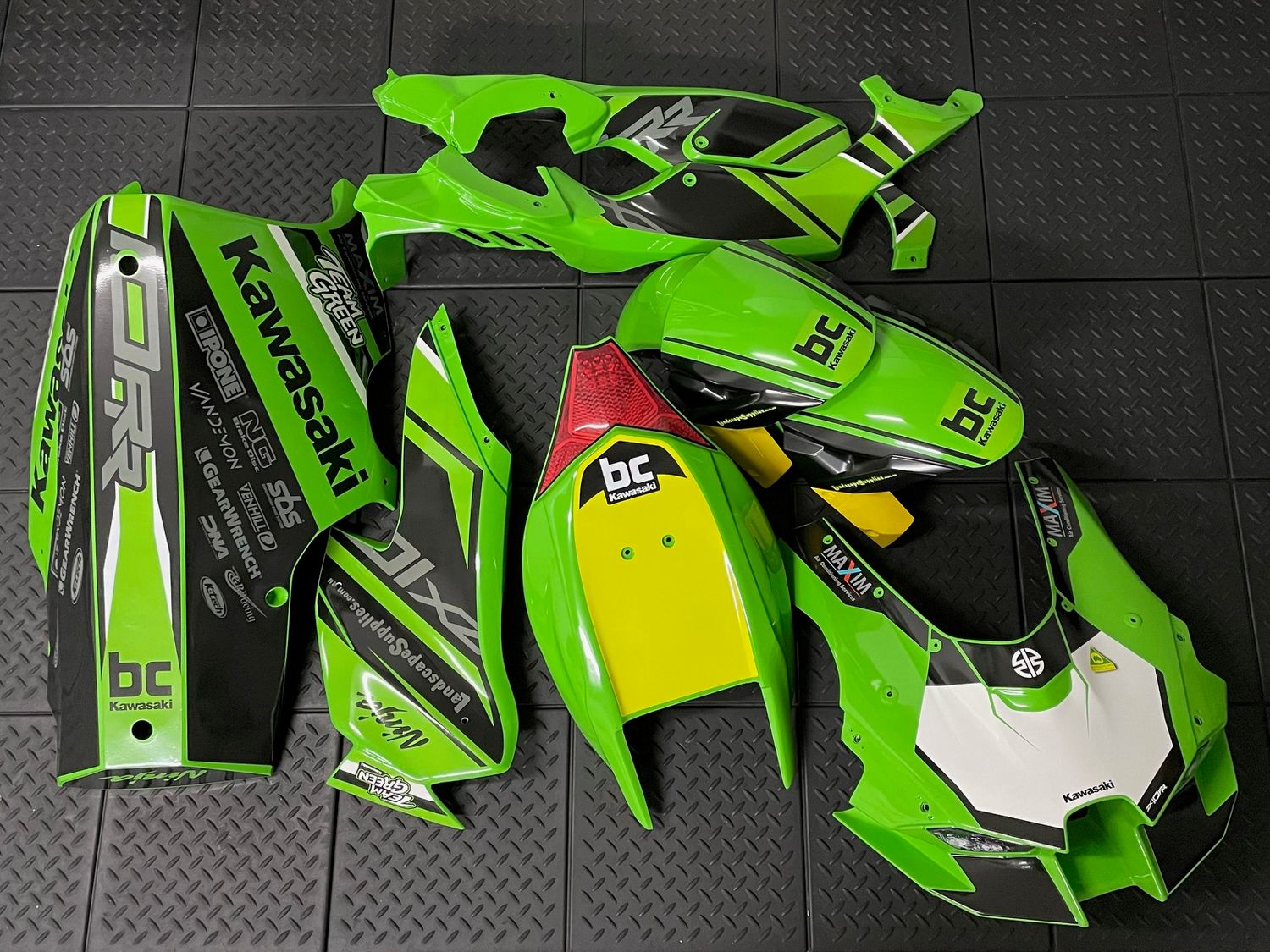 2024 BC Kawasaki ZX10RR Team Green Graphics Kit