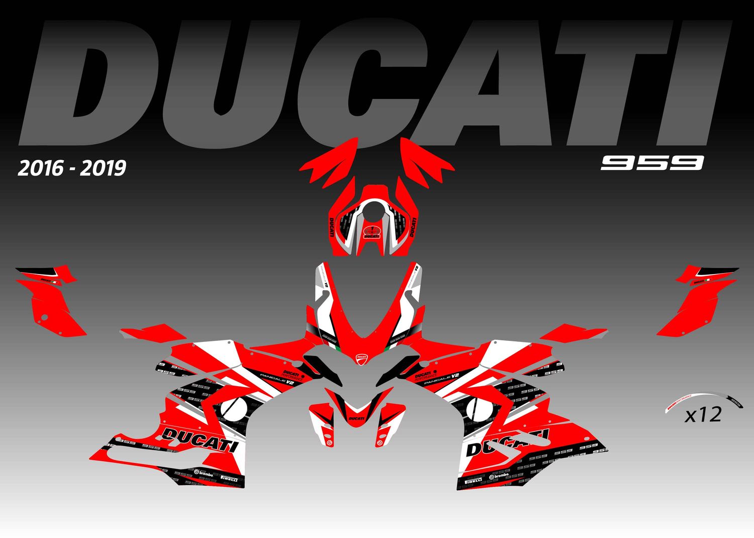 2016 - 2019 Ducati 959 RED