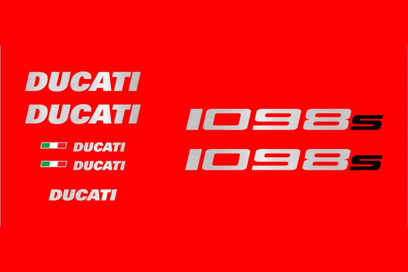 Ducati 1098s Decal Kit 2007 - 2009