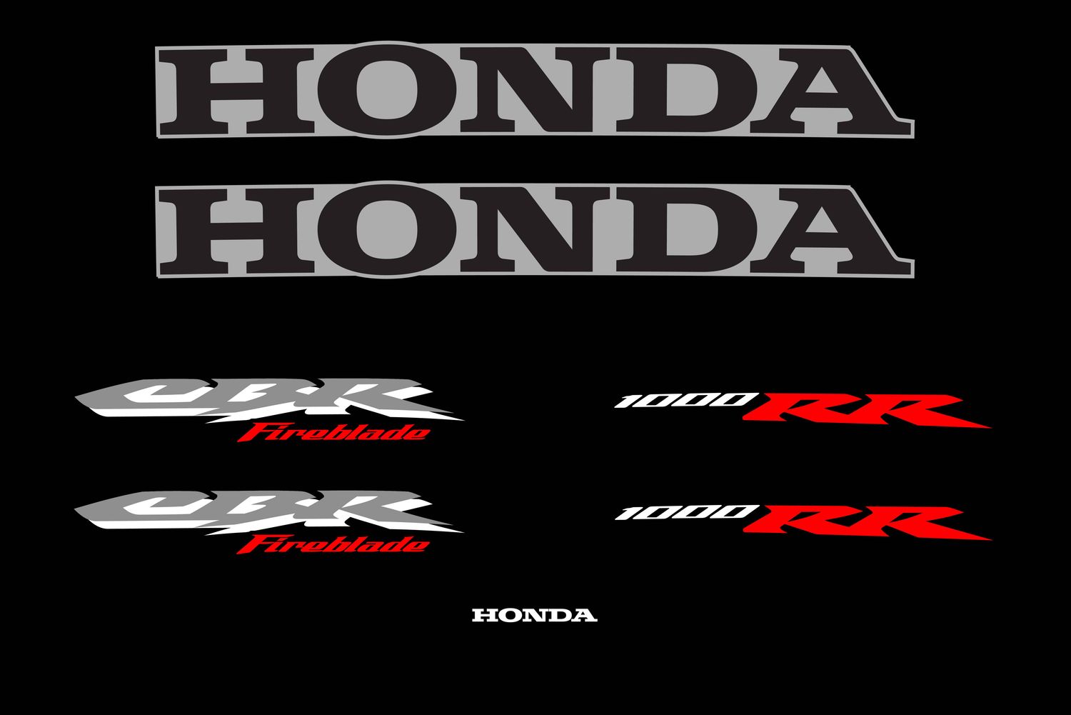 2004 CBR1000RR Decal Kit
