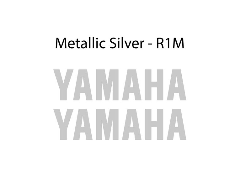 Yamaha R1M Side Fairing Decals 2015