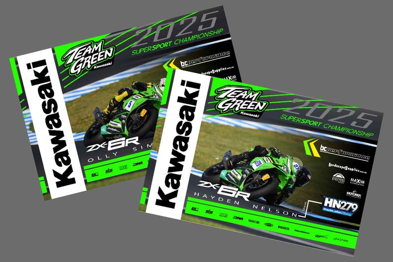 2025 Kawasaki Team Posters