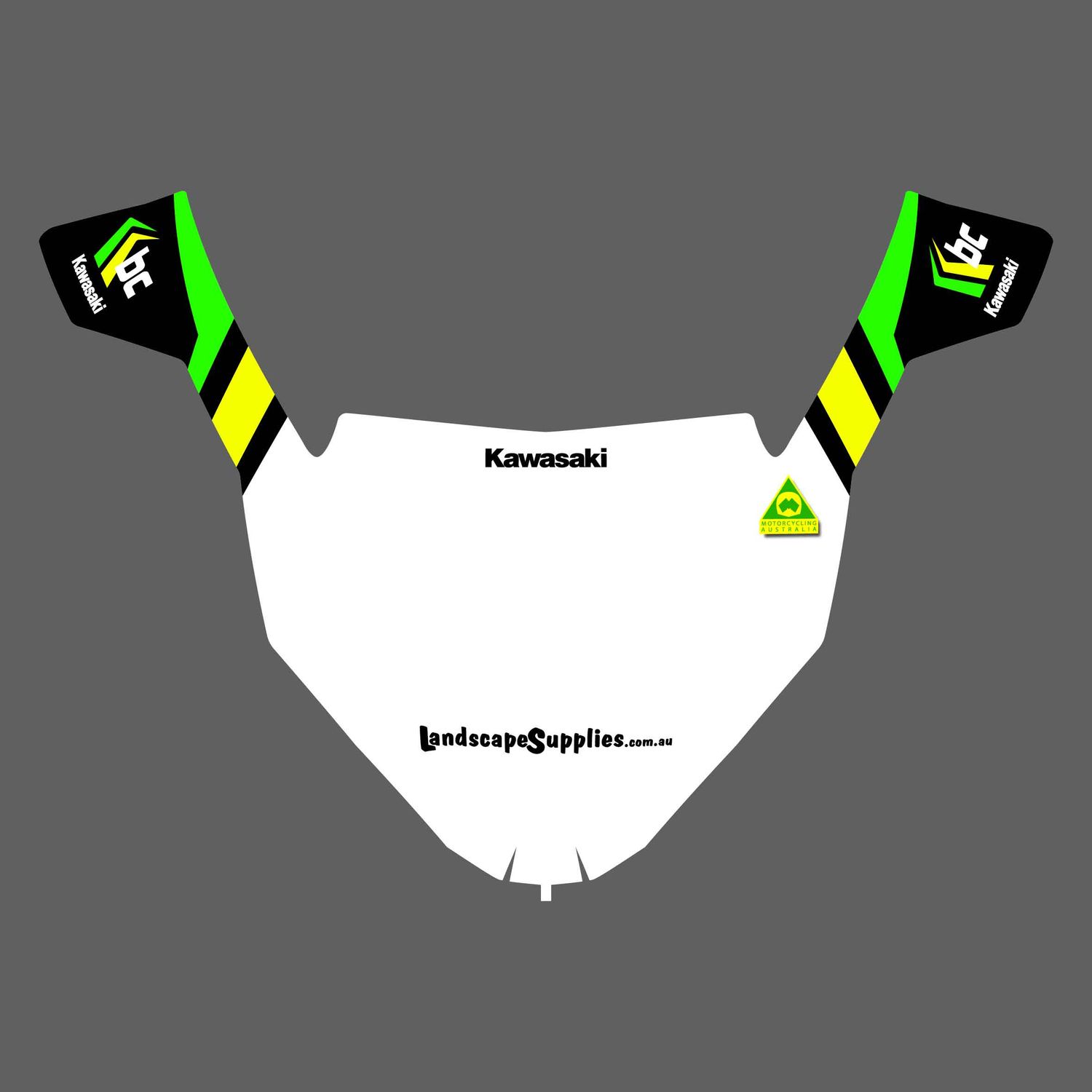 ZX6R Front Number Plates