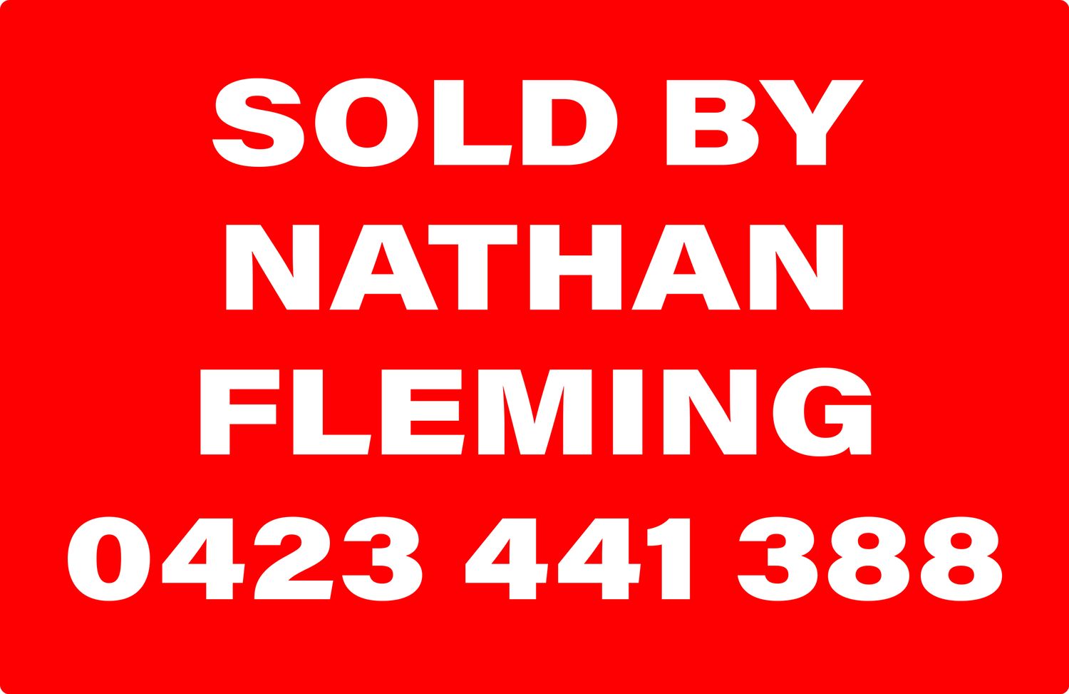 SOLD Decal