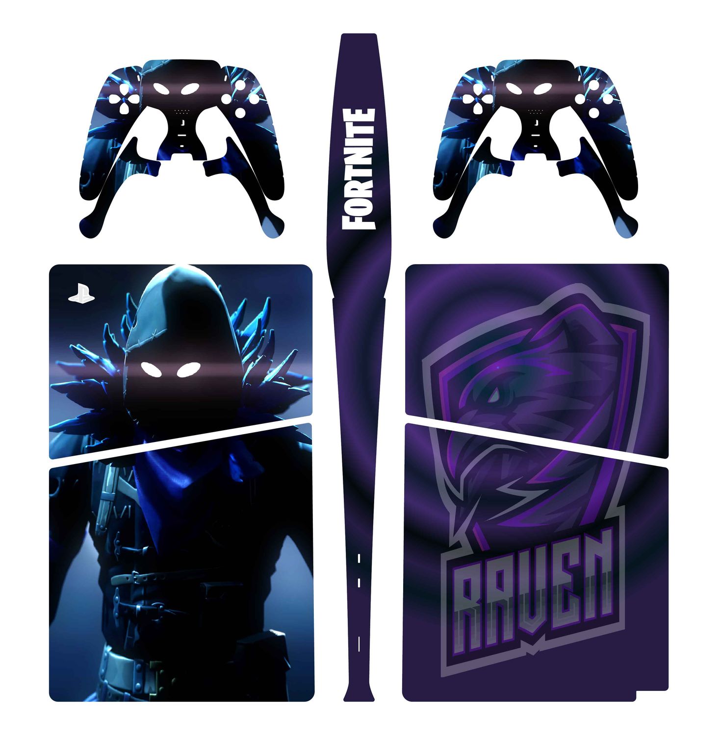 PS5 Digital Skin - Fortnite RAVEN
