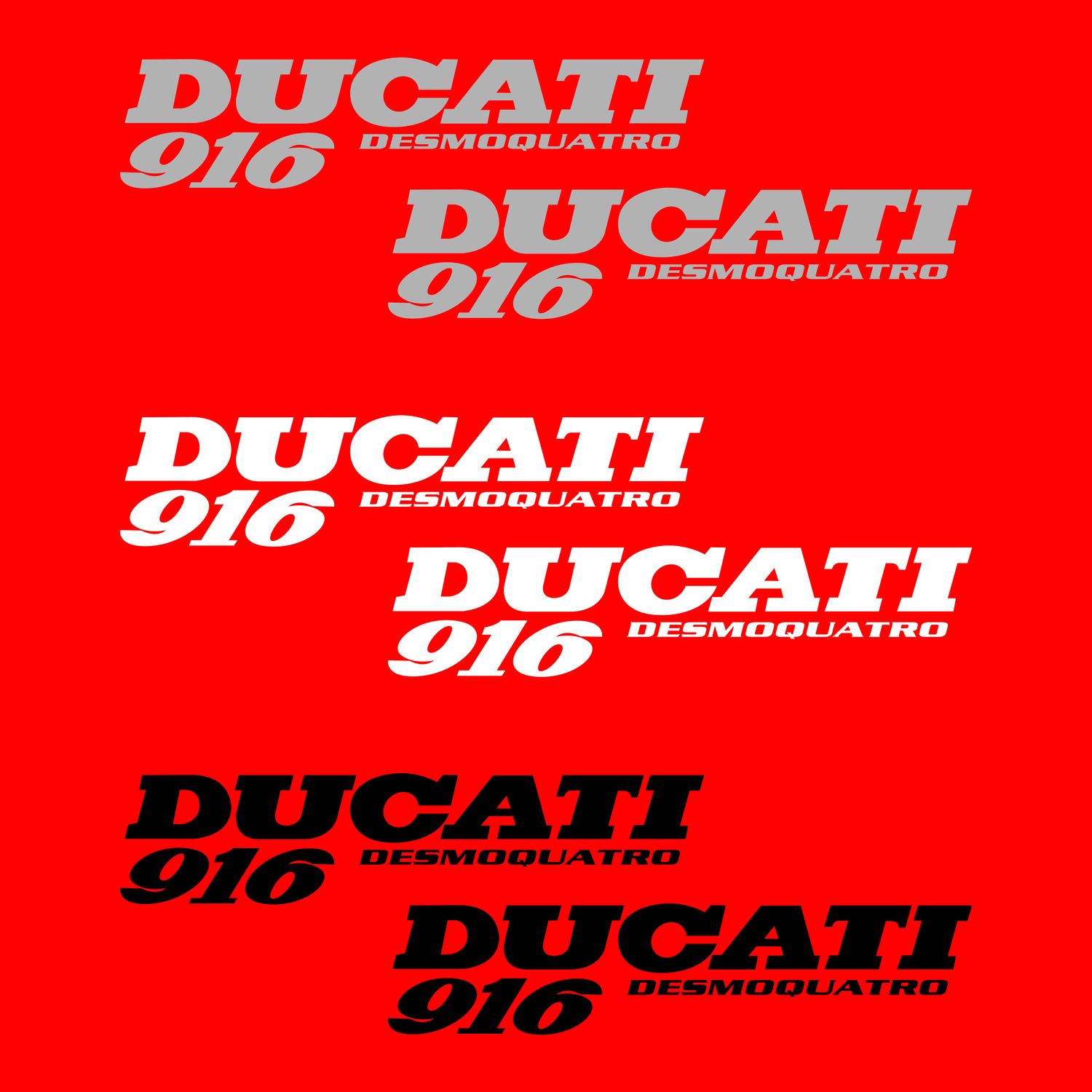 Ducati 916 Decals