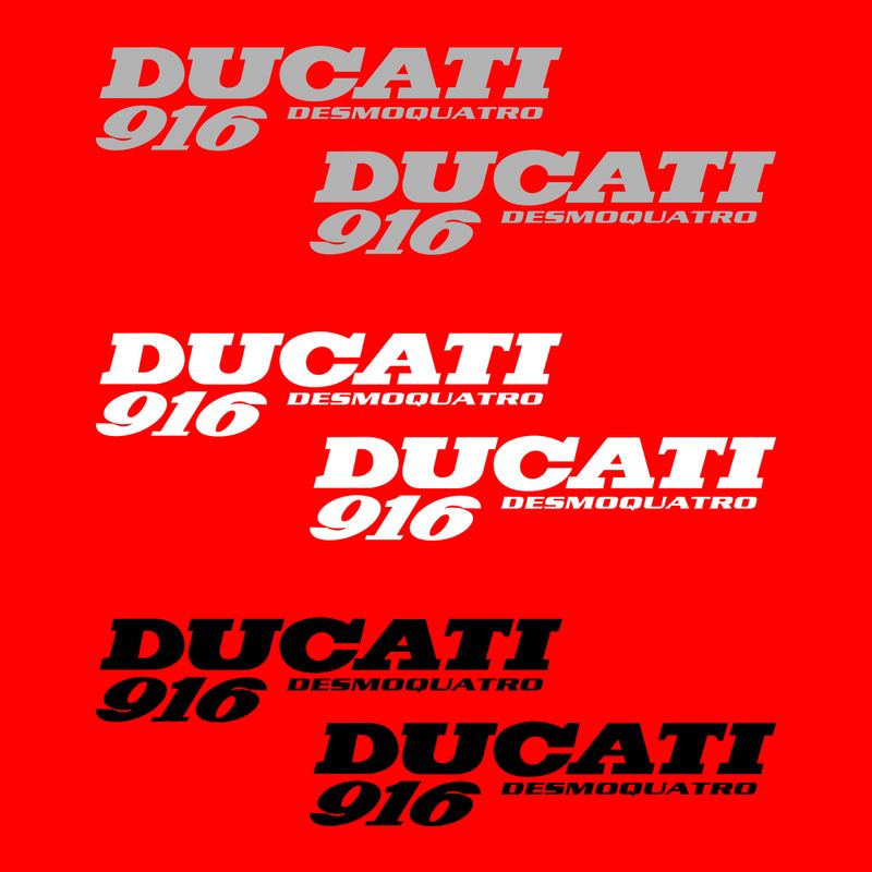 Ducati 916 Decals