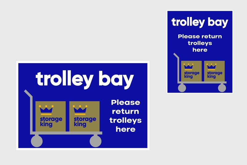 Trolley Bay Signs