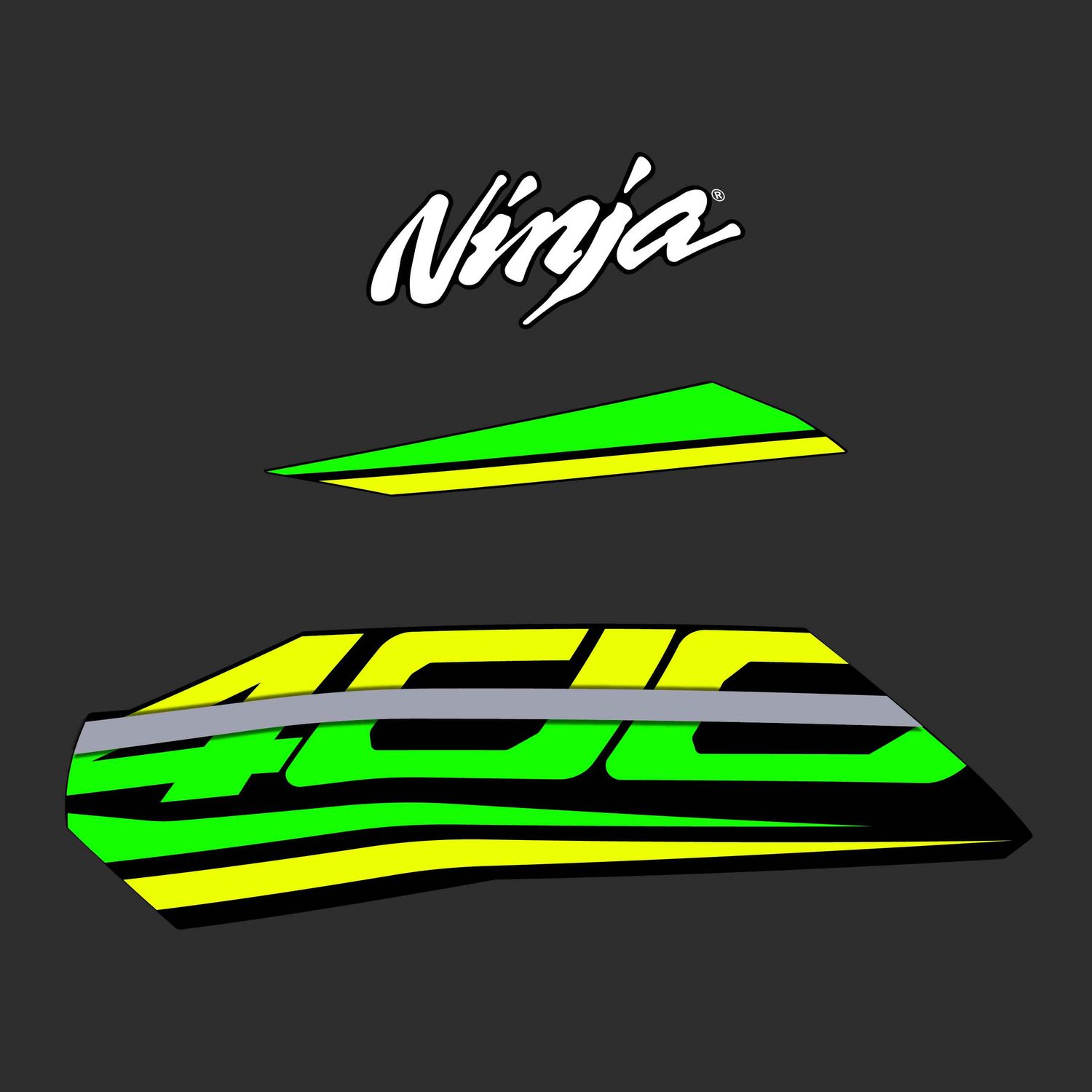 Ninja 400 Decals LHF 2018/19