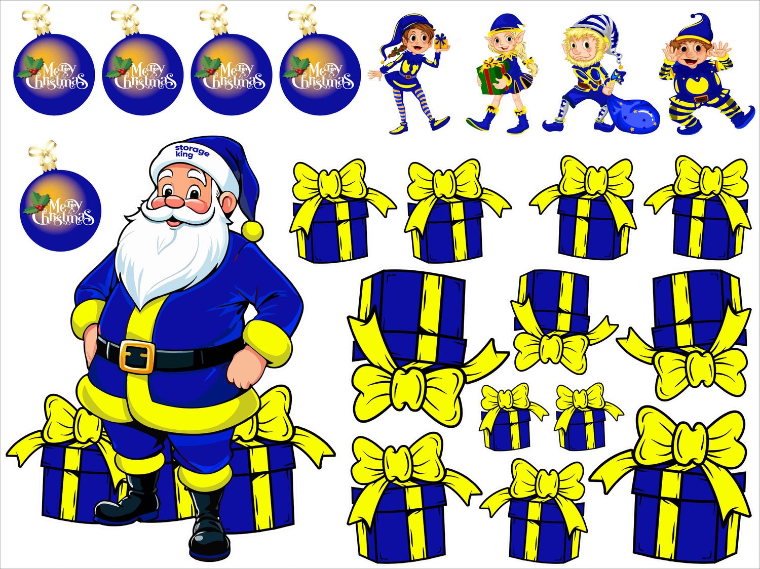 Christmas 2025 Office Decal Kit