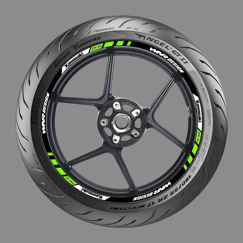 Kawasaki ZX6R Wheel Graphics